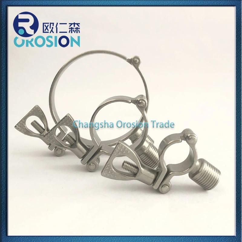 Stainless Steel Food Grade Pipe Clamped Holder