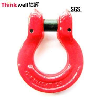 Rigging Red Painted G80 Forged Steel Omega Ring Link
