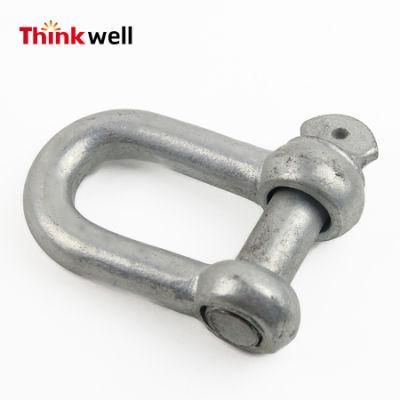 Zinc Plating European Type Large D Shackle for Chain