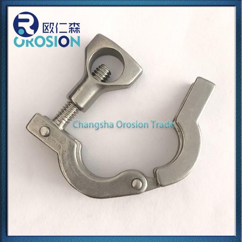 Sanitary Stainless Steel Pipe Fitting Clamp for Drink