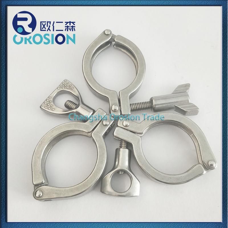 Sanitary Stainless Steel Tc Clamp for Flying Head Nut