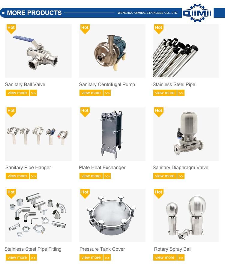 Sanitary Stainless Steel Pipe Clamp Tri Clamp