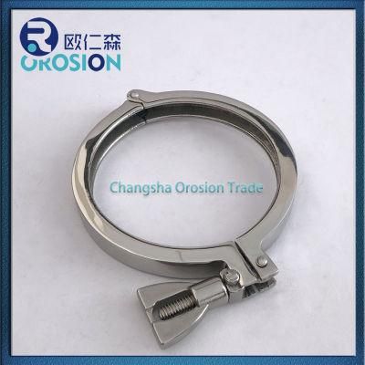 Sanitary Stainless Steel Mirror Polish Clamp for Food