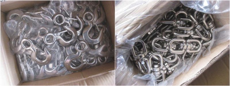 Stainless Steel AISI304/AISI316 Shackle, Wire Rope Clips, Turnbuckles, Rigging Hardware