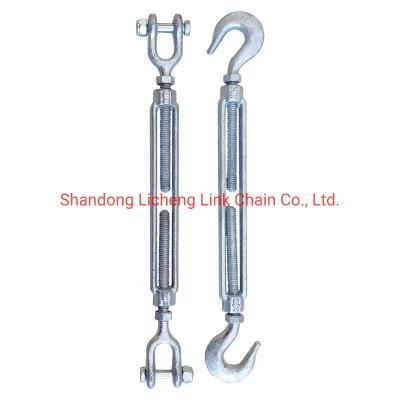 Us Type Hot DIP Galvanized Wire Rope Eye and Eye Turnbuckle