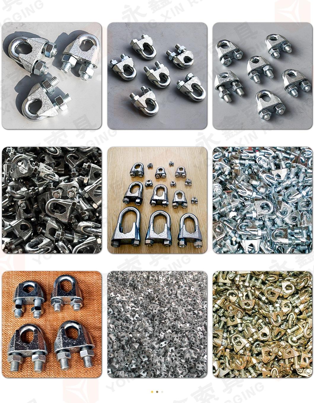 Electro Galvanized DIN741 Malleable Wire Rope Clip for Wire Rope