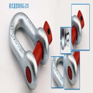 G210 U. S Type Hot Dipped/Galvanized Screw Pin Anchor Chain Shackle