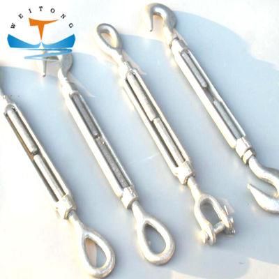 Commercial Type Cast Malleable Iron Wire Rope Turnbuckle