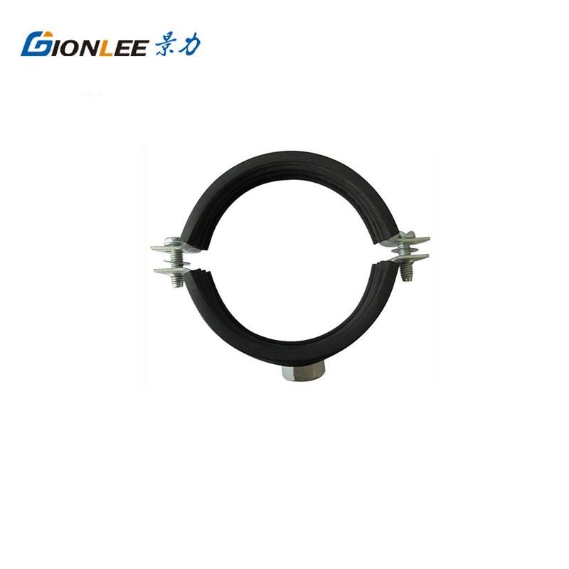 All Sizes M8 Iron Pipe Clamp with Rubber