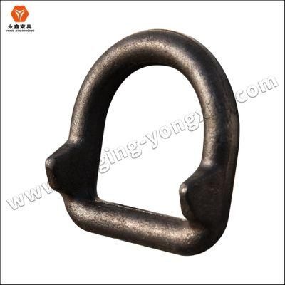 Ton Galvanized Forged Container Lashing D Ring with Wraps
