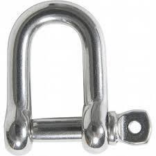 G210 Us Type Screw Pin D Shackle Carbon Steel Forged Chain Dee Shackle