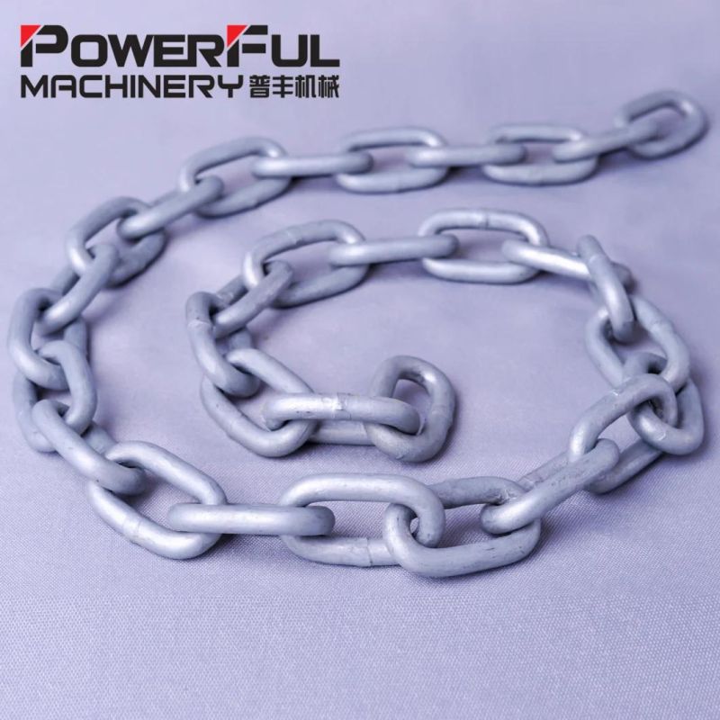 2" Chain 80 6mm 8mm 10mm Lift Heavy Duty En818 Shipping Container Grade 80 Grade 100 G80 Blacken Load Lifting Chain Sling