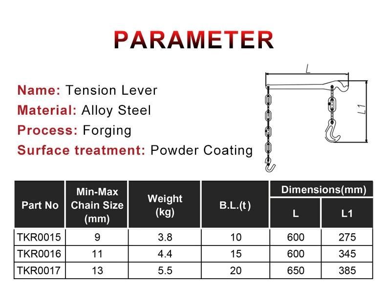 Forging Rigging Hardware Lashing Tension Lever