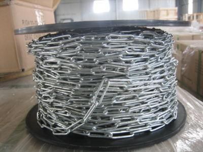 DIN763 2mm Stainless Steel Long Link Welded Chain
