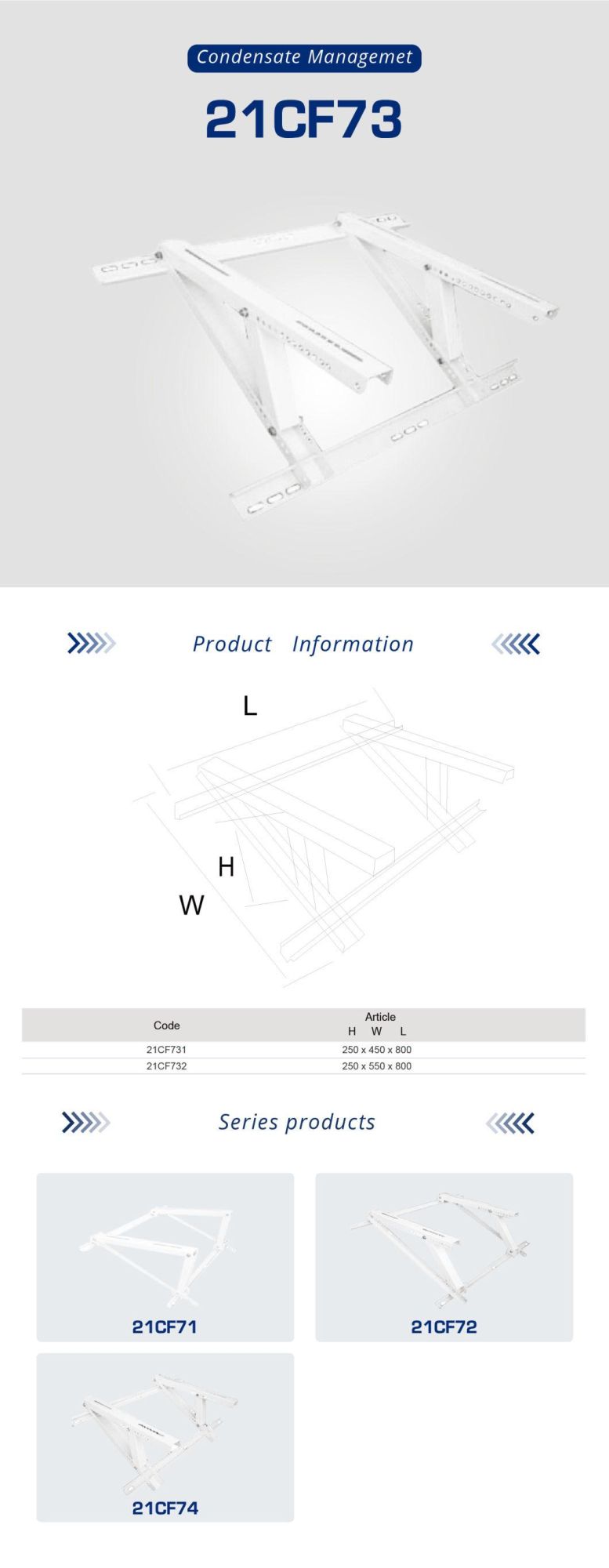 Air Conditioner Bracket Welded Brackets 21CF73