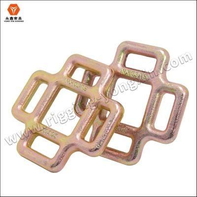 Hot Sale Cross One Way Lashing Buckle Cross Logistics Belt Link Metal Buckle