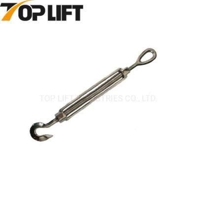 AISI 316 Stainless Steel Us Type Turnbuckle Hook and Eye
