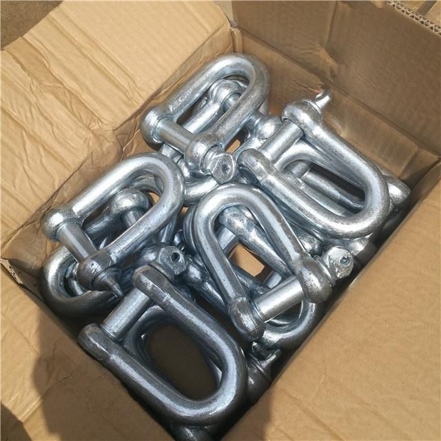 Galvanized Steel Forged Screw Pin Anchor Lifting Rigging Bow Shackles