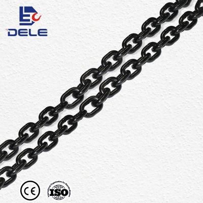 20mn2 Lifting Black Hoist Chain 8mm*24mm