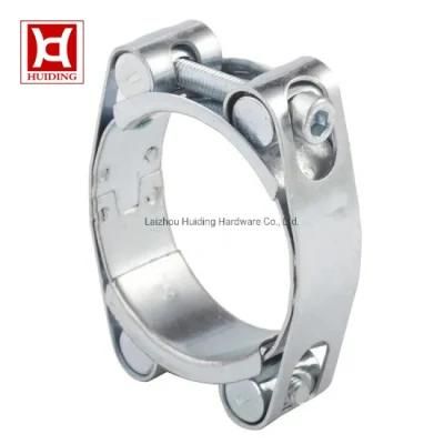 European Type Perforated Throat Band Heavy Duty High Pressiure Pipe Clamp Set 201 Stainless Steel American Style Tube Hoop Water Hose Clamps