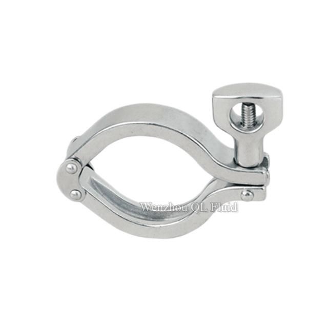 304 316L Stainless Steel Clamps Quick Release Pipe Clamps