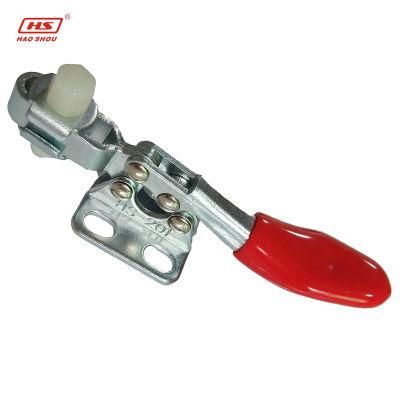 Haoshou HS-201 Replace 205-U China Wholesaler Hand Tool Woodworking Quick Adjustable Hrizontal Toggle Clamp Used on Welding Fixture Free Smple
