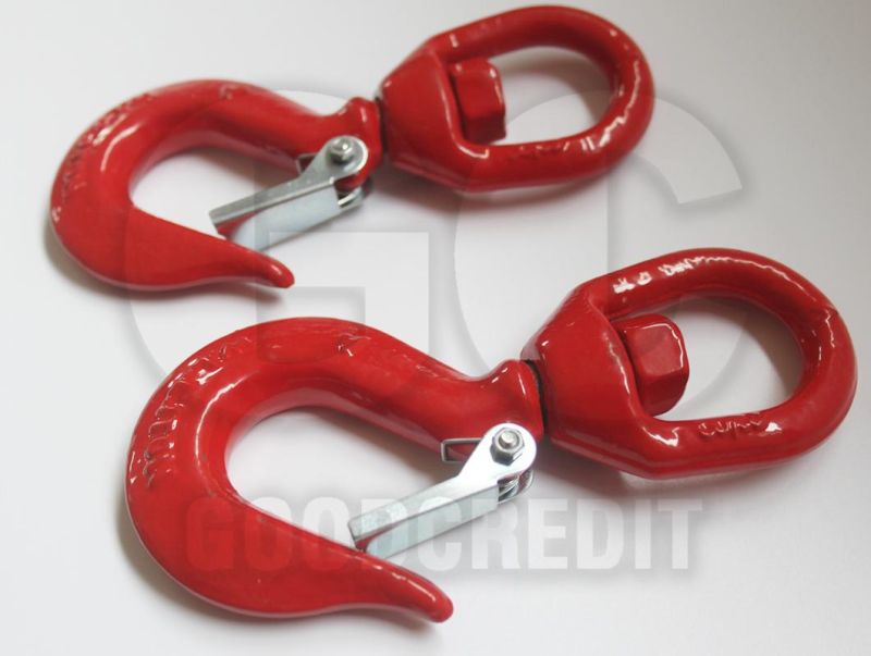 3.15 Ton Alloy Steel European G80 Eye Slip Hook for Lifting Chain