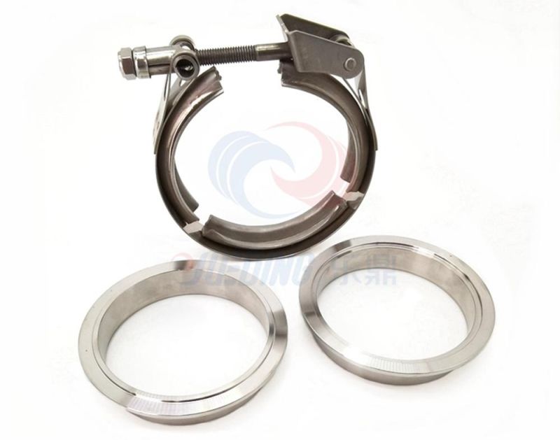 Stainless Steel Repair V Band Clamp and Flanges Exhaust Clamp