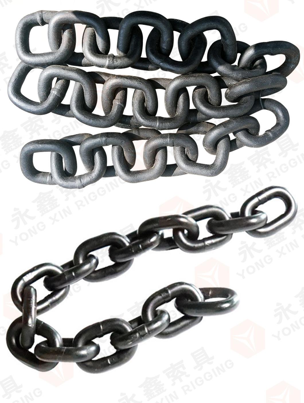 Heavy Duty Industrial G80 Znic Plated Welded Lift Lashing Hoisting Load Chain Structure