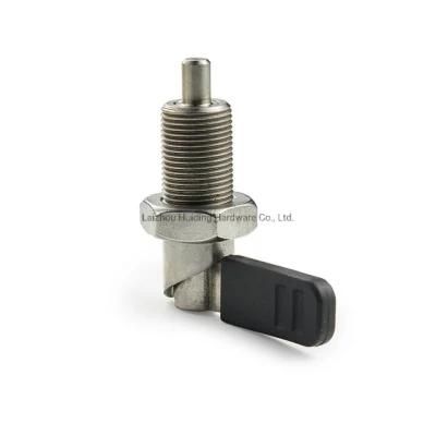 Thread Stainless Steel Non Lock-out Type Indexing Plunger with Pull Knob Nut