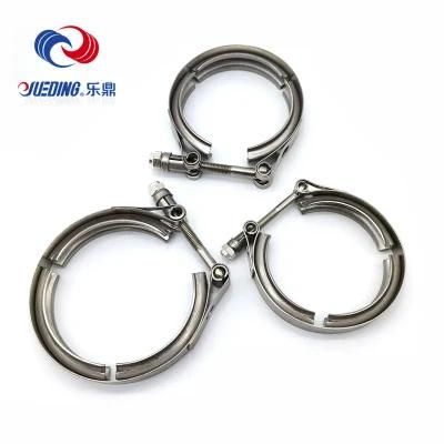 316 Stainless Steel High Pressure T-Bolt Exhaust V-Band Pipe Clamps