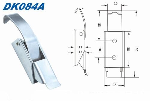 Industrial Southco Stainless Steel 201/304 Heavy Duty Draw Latch Center Toggle Latch