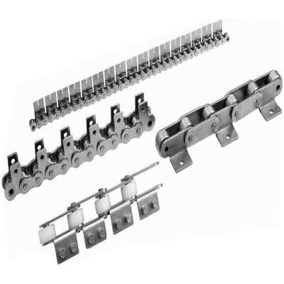 08b Wa1 &amp; Wa2 &amp; Wk1 &amp; Wk2 Simplex Short Pitch Conveyor Chain Attachments Transmission Roller Chain
