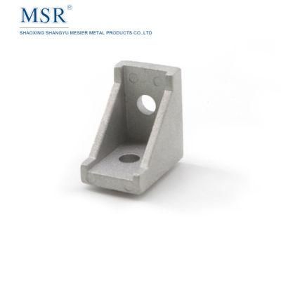 Factory Price 2028b-4 2 Hole Inside Corner Bracket Casting Alumimium Parts Shelf Bracket