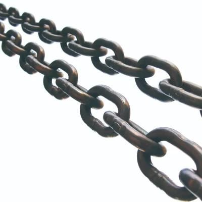 Load Chain Black Alloy Steel Iron Link Chain Heavy Duty