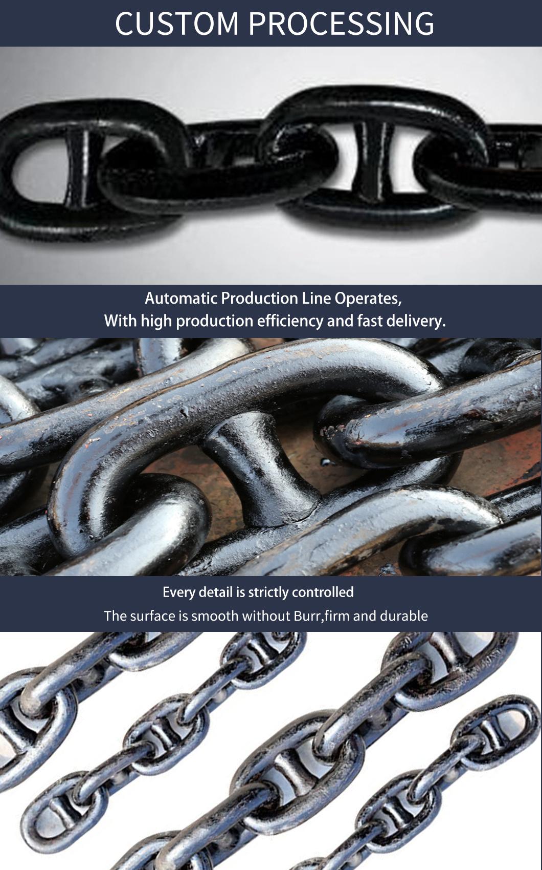 High Strength Welded Link Studless Anchor Chain