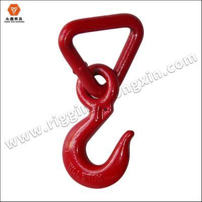 Forged Triangle Hook|Lifting Rig Forged Triangle Hook with Safety Latch