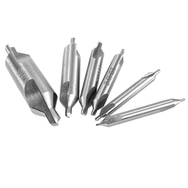 12 PCS HSS Center Drills Set