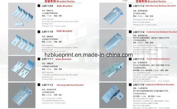 Bracket for Industrial Door, Metal Bracket, Side/ Top Bracket