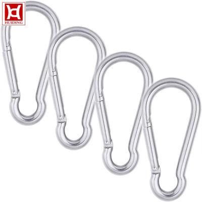 Stainless Steel Carabiner Heavy Duty Connector Quick Link Straight Snap Hook