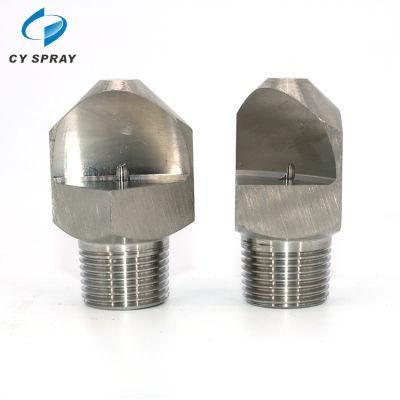 Stainless Steel Ss 15 Degree to 50 Degree Vee Jet Flat Fan Spray Nozzle
