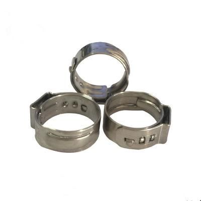 304 Stainless Steel Single Ear Pinch Hose Clamps
