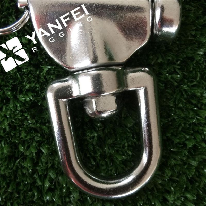 Stainless Steel Snap Shackle with Swivel Eye