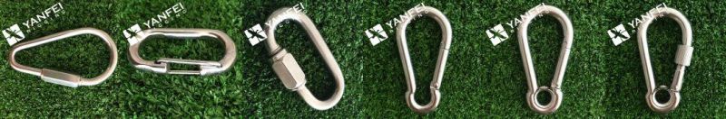 Drop Forged Electric Galvanizing Snap Hook / Quick Link