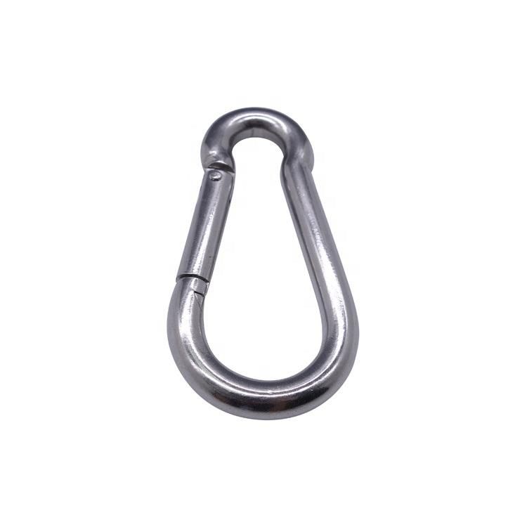 Stainless Steel Spring Snap Hook Carabiner Link Buckle Pack Grade Heavy Duty Quick Link