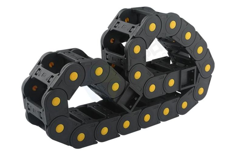 Hycnc Drag Chain Cable Chain Cable Carrier Plastic Nylon Materials for CNC Router Machine Using Wire Carrier Semi Sealing Drag