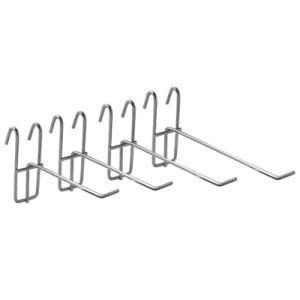 Wholesale Metal Chrome Display Hanging Gridwall Hooks for Supermarket Use