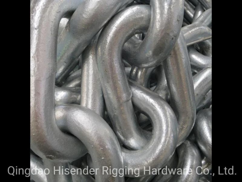 E. Galvanized DIN766 Welded Steel Link Chain