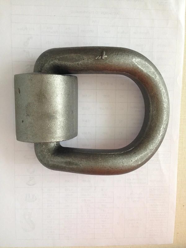 Galvanized Container Lashing Ring D Ring with Clamp Bracket