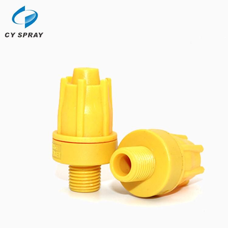1/4" AA727 ABS Round Air Wind Jet Blowing Nozzle Round Windjet Nozzle Blowing Air Jet Nozzle for Cleaning and Drying